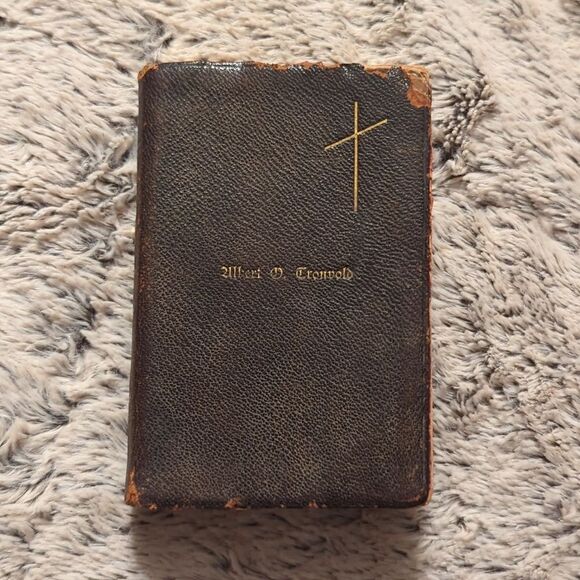 1895 Leather Danish Song Book - Picture 1 of 13